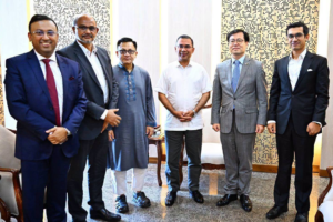 South Korean Minister of Commerce Yeo Han-Koo paid a courtesy call on the Honorable Prime Minister of Bangladesh, Tarique Rahman