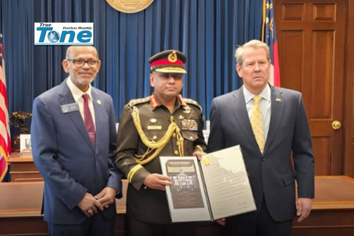 Bangladesh honoured by Georgia state for outstanding UN peacekeeping contributions Bangladesh Army has received a distinguished recognition from the US state of Georgia